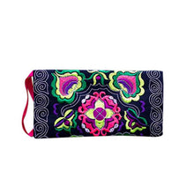 Load image into Gallery viewer, Women Ethnic Handmade Embroidered Wristlet Clutch Bag Vintage Purse Wallet